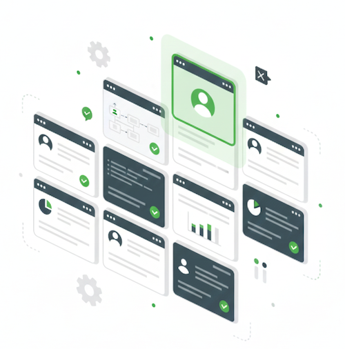 Illustrazione della galleria delle funzionalità